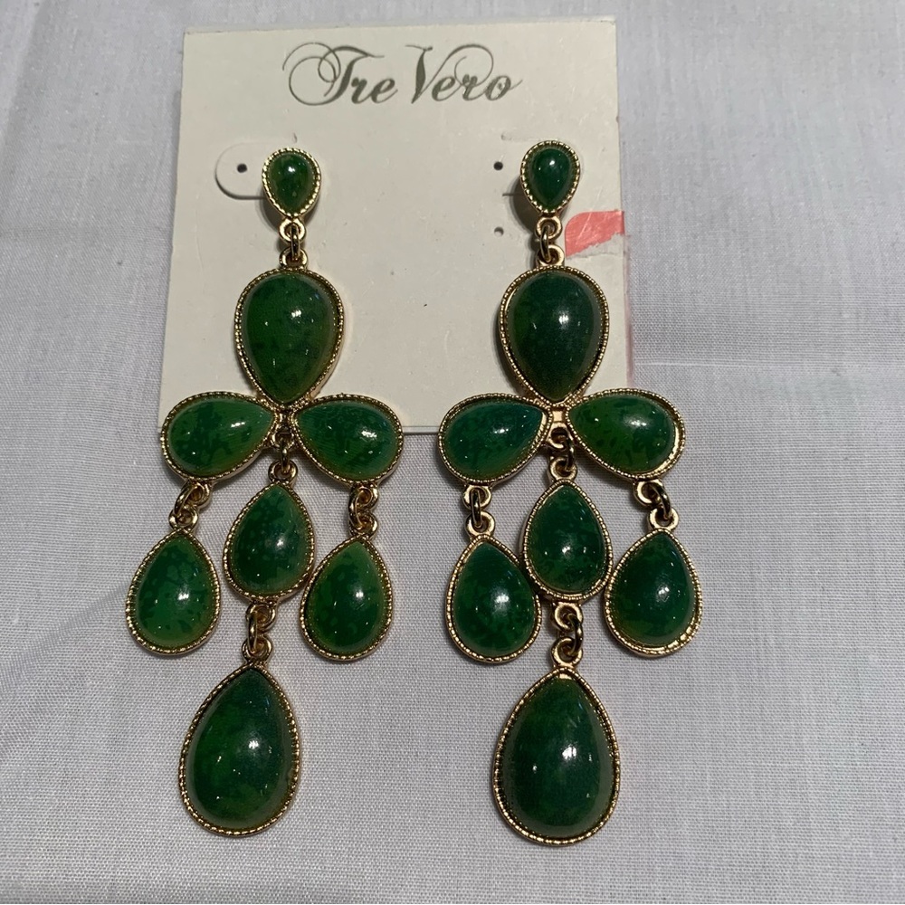 Tre Vero Tears Drop Earring